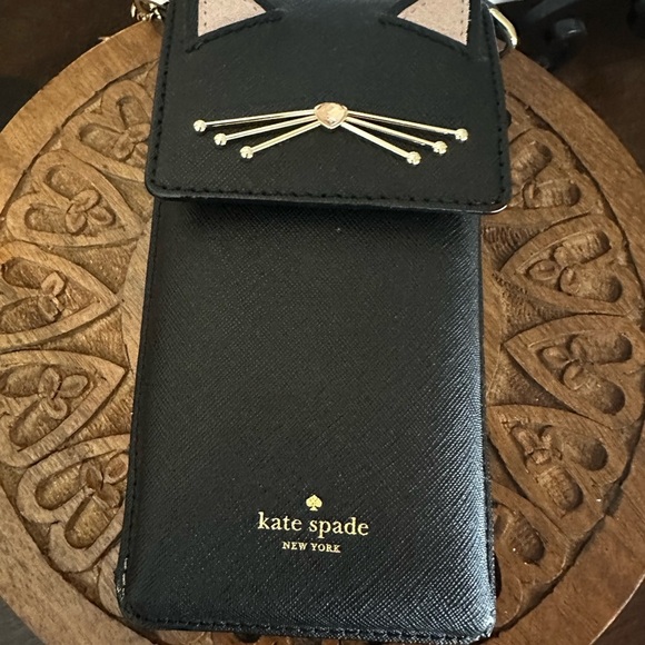 Kate Spade Black Cat Phone Bag - Picture 6 of 8